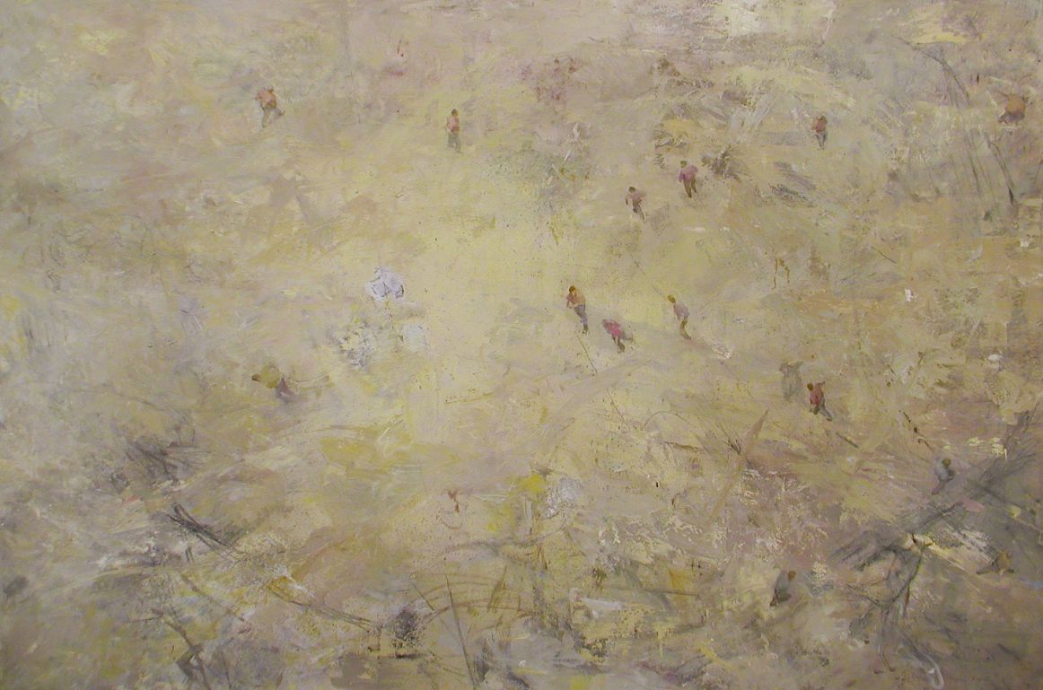 Arena, 2008, olje na platno, 100 x 120 cm
