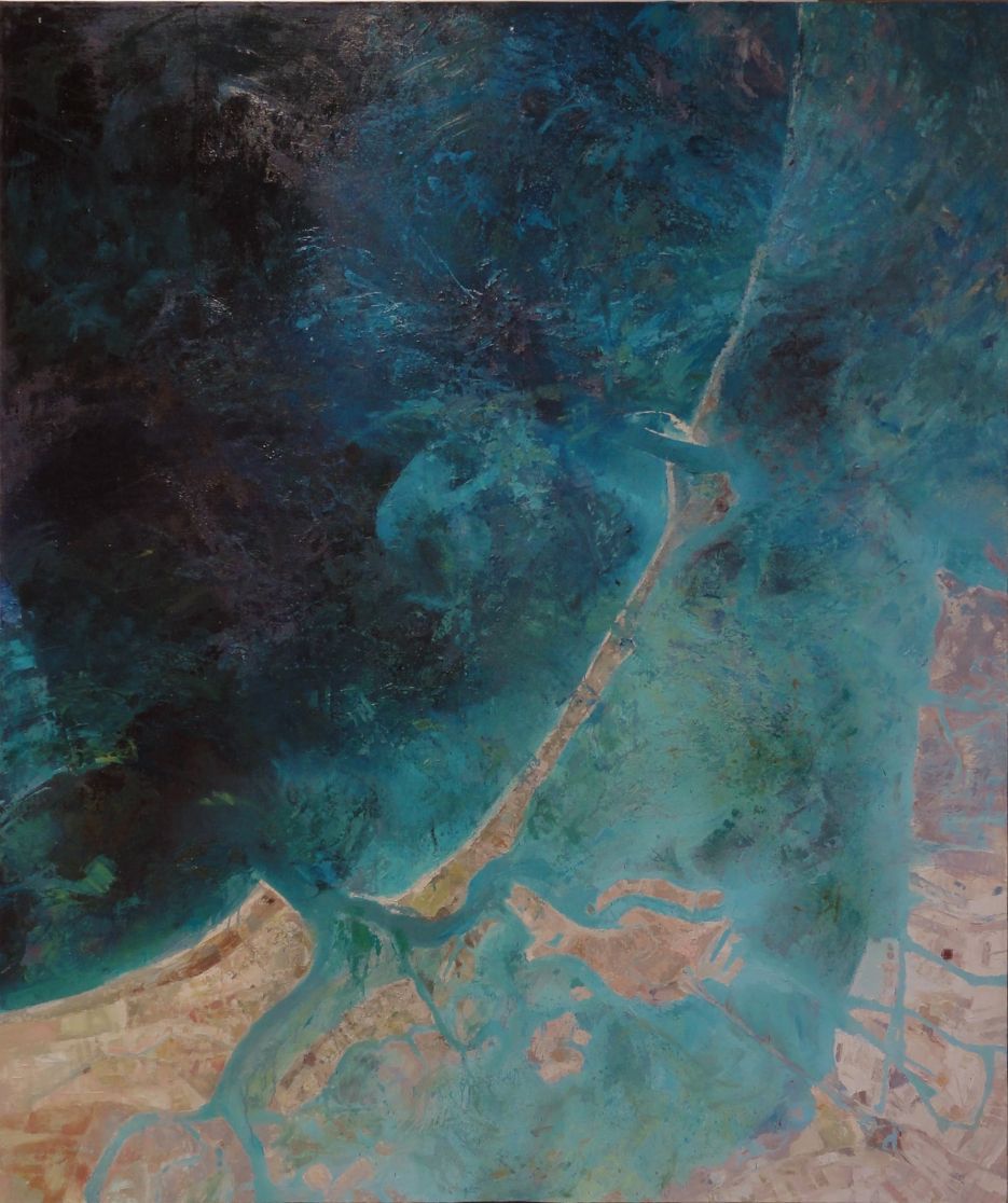 Beneška fantazija, 2011, olje na platno, 160 x 190 cm