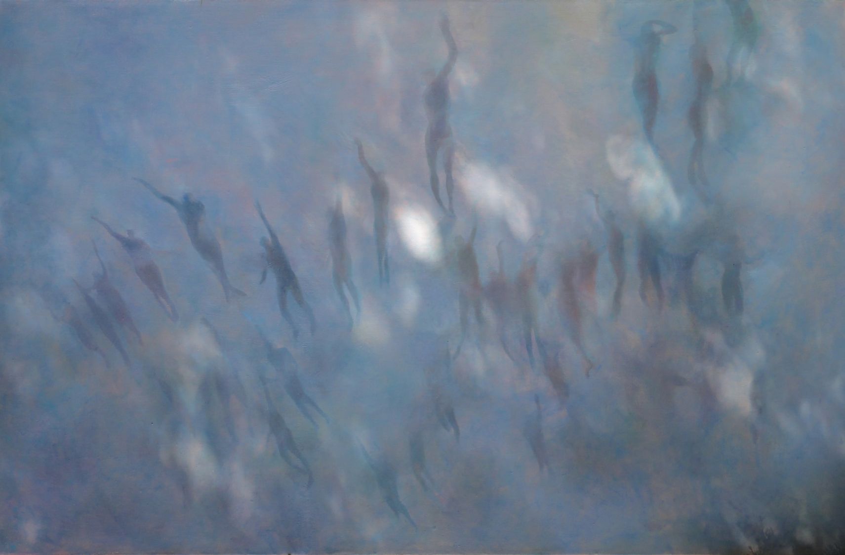 Iskalci, 2013, olje na platno, 120 x 190 cm